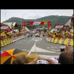 Sieger Schleck in Alpe d'Huez 2006.JPG